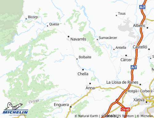 MICHELIN Bolbaite map - ViaMichelin