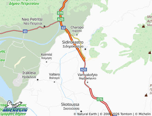 MICHELIN Chortero map - ViaMichelin