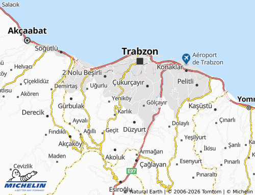 MICHELIN Kireçhane map - ViaMichelin