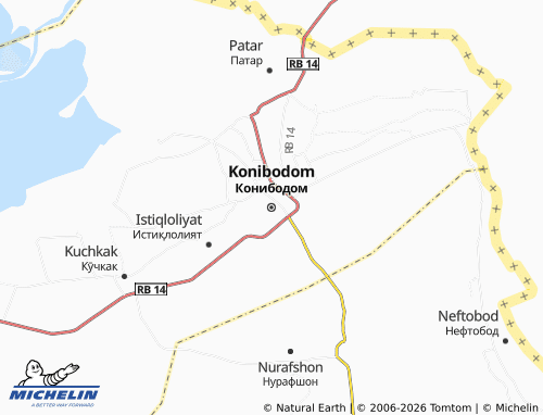 Mappa MICHELIN Konibodom - ViaMichelin