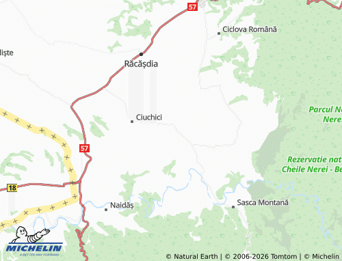 Mapa MICHELIN Macoviște - ViaMichelin