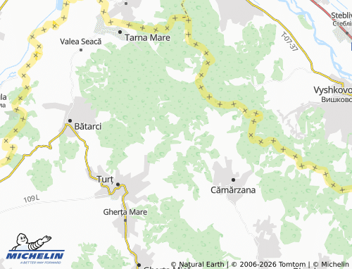 Carte MICHELIN Turț Băi - ViaMichelin