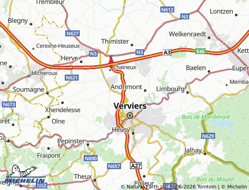 Mappa MICHELIN Dison - ViaMichelin