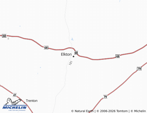 Carte MICHELIN Elkton - ViaMichelin