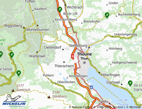 Mapa MICHELIN Brügg - ViaMichelin