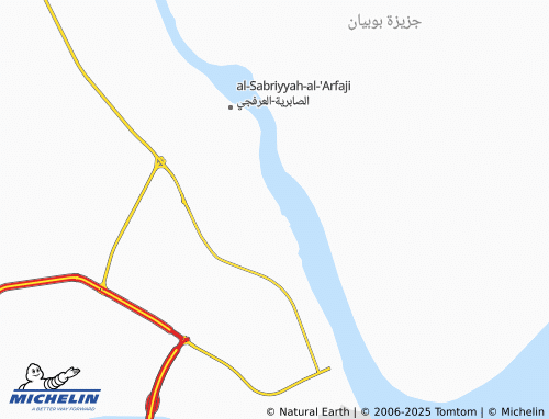 Mapa MICHELIN Shaleehat al-Sabiyyah - ViaMichelin