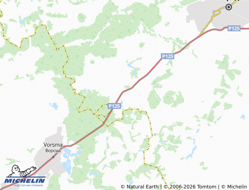 MICHELIN-Landkarte Teryayevo - ViaMichelin