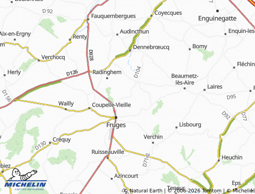MICHELIN Senlis map - ViaMichelin