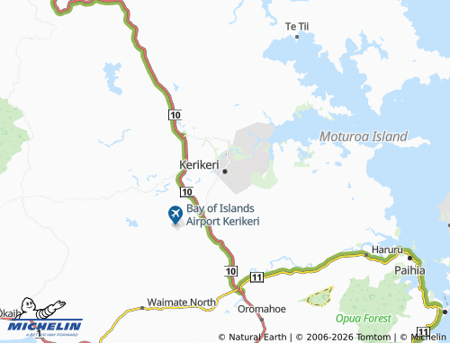 Mapa MICHELIN Kerikeri - ViaMichelin