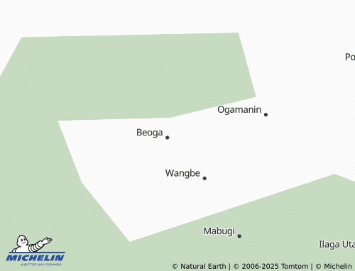 MICHELIN Daungbet map - ViaMichelin