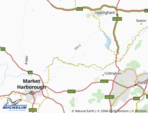 Carte MICHELIN Medbourne - ViaMichelin