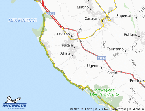 MICHELIN-Landkarte Alliste - ViaMichelin