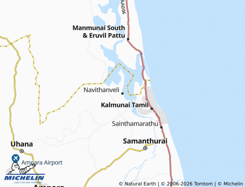Mappa MICHELIN Navithanveli - ViaMichelin