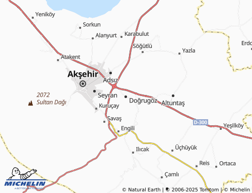 MICHELIN Doğrugöz map - ViaMichelin
