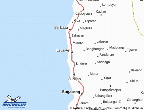MICHELIN Cabariwan map - ViaMichelin