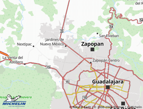 MICHELIN Viveros del Valle map - ViaMichelin