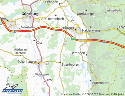 MICHELIN Kleinbeuren map - ViaMichelin