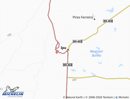 Mapa MICHELIN Cafute - ViaMichelin