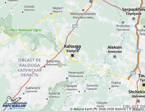 MICHELIN Kaluga map - ViaMichelin