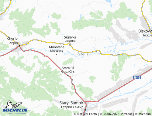 MICHELIN Zasadky map - ViaMichelin