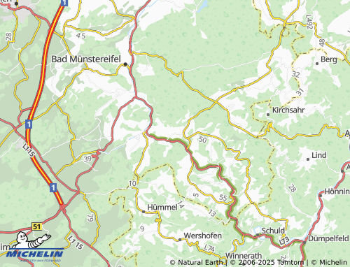 Carte MICHELIN Mahlberg - ViaMichelin