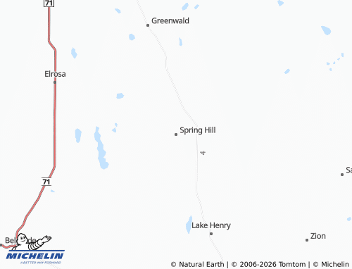 Mapa MICHELIN Spring Hill - ViaMichelin