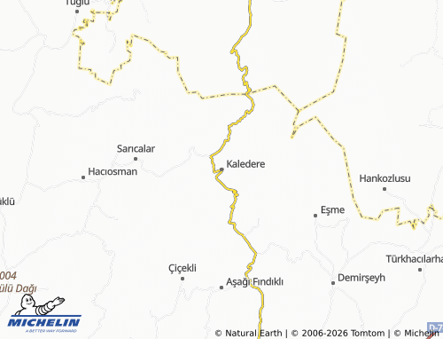 Mappa MICHELIN Kaledere - ViaMichelin