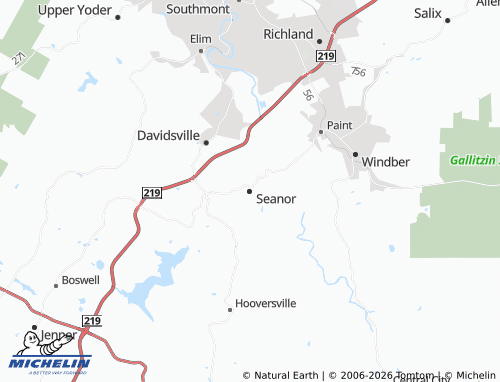 Carte MICHELIN Seanor - ViaMichelin