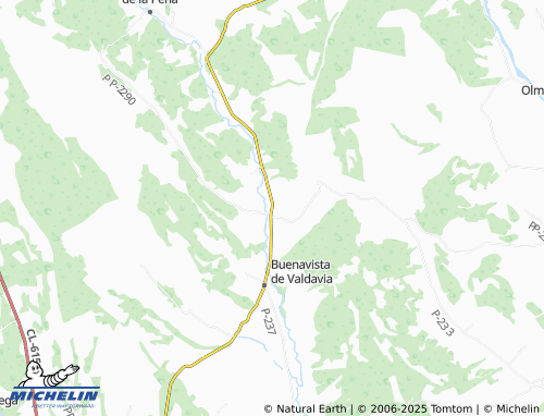 MICHELIN La Puebla de Valdavia map - ViaMichelin