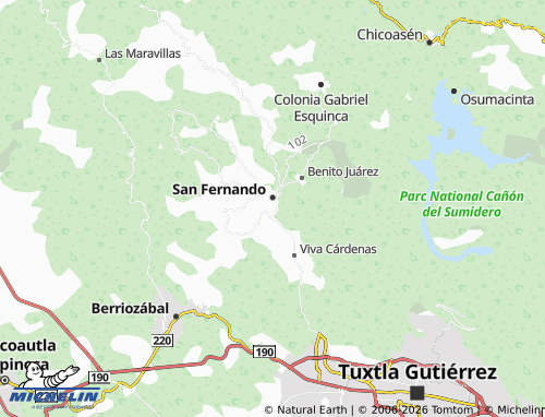 MICHELIN Del Panteón map - ViaMichelin