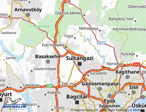 MICHELIN Malkoçoğlu map - ViaMichelin