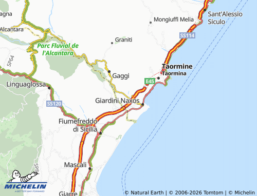 Carte MICHELIN Trappitello - ViaMichelin