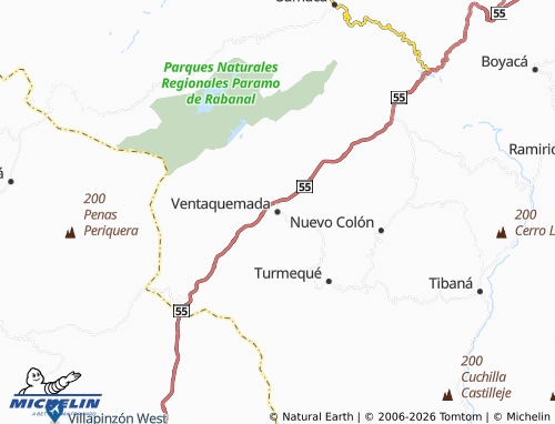 Carte MICHELIN Ventaquemada - ViaMichelin