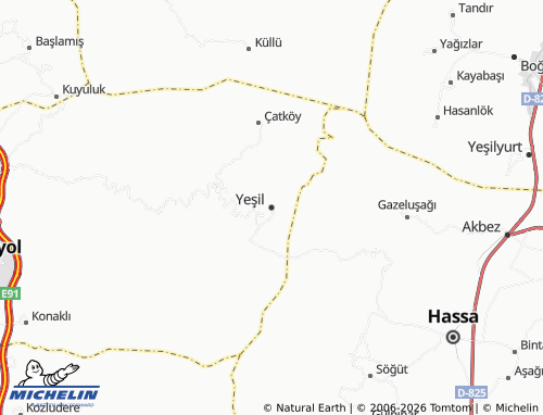 Mappa MICHELIN Yeşil - ViaMichelin