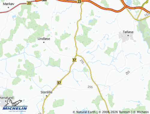 Mappa MICHELIN Ugerløse - ViaMichelin