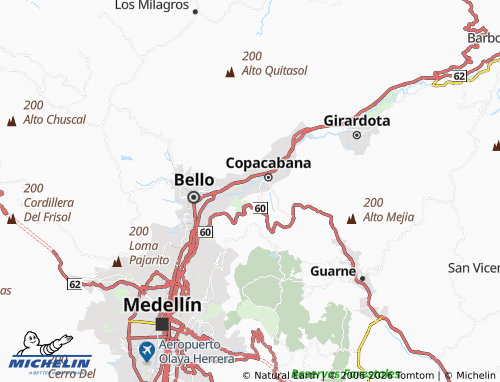Carte MICHELIN La Misericordia - ViaMichelin