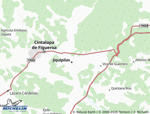 Carte MICHELIN Segunda Ampliación Juan Sabines - ViaMichelin