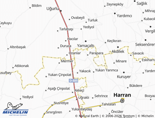MICHELIN Akkuş map - ViaMichelin