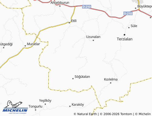 Mappa MICHELIN Cicikler - ViaMichelin