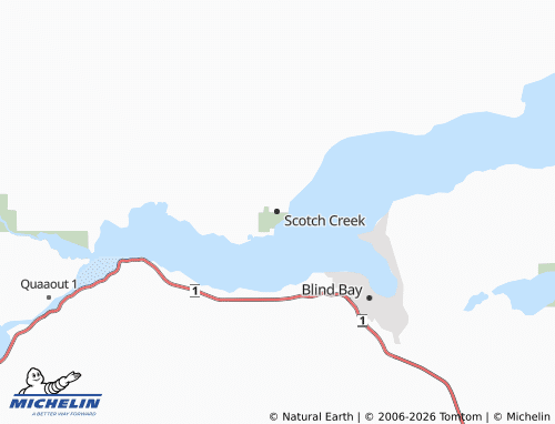 Carte MICHELIN Scotch Creek - ViaMichelin