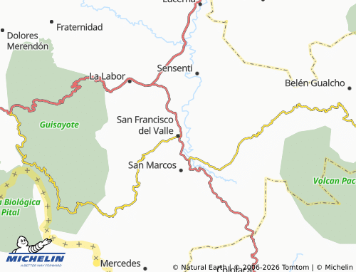 Mappa MICHELIN San Francisco del Valle - ViaMichelin