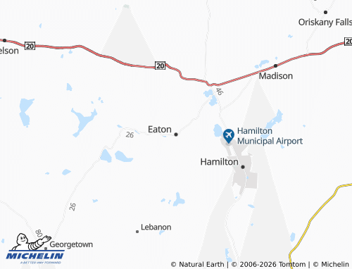 Mapa MICHELIN Eaton - ViaMichelin