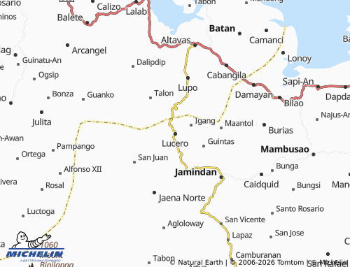MICHELIN Lucero map - ViaMichelin