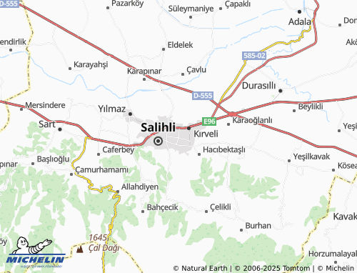 MICHELIN Cumhuriyet map - ViaMichelin