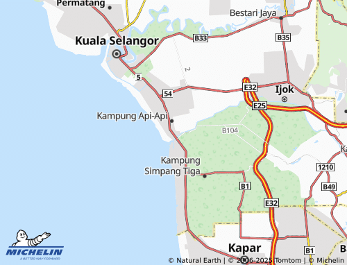 MICHELIN Taman Sungai Buloh map - ViaMichelin