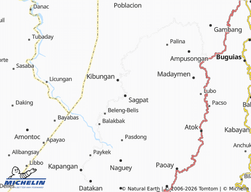 MICHELIN Sagpat map - ViaMichelin