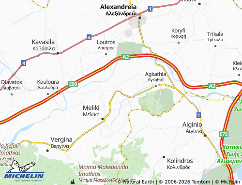 Carte MICHELIN Agia Triada - ViaMichelin