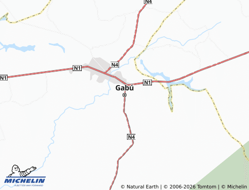 Mappa MICHELIN Gabù - ViaMichelin