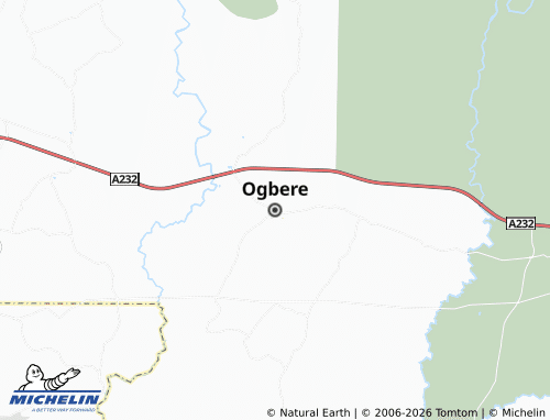 Kaart MICHELIN Ogbere - ViaMichelin