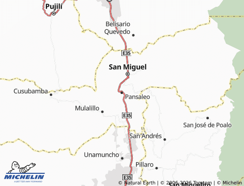 MICHELIN Pansaleo map - ViaMichelin